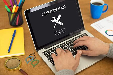 How to create outstanding maintenance page